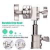 BOLLUMA Swivel Grip Head Clamp Mounting Adapter for Light Stand,