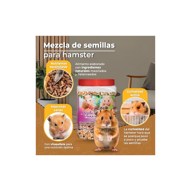 MEZCLA DE SEMILLAS P/HAMSTER 1 KG