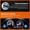 HEVLE 12PCS T5 LED Bulb, led dash light bulbs, 3030