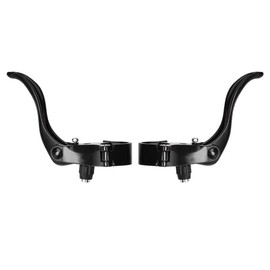 VGEBY1 Brake Lever, 1 Pair Bicycle Brake Lever, 24 mm, Aluminium Alloy Bicycle Brake Handle, Road Bike, Mountain Bike Lever Brake (Black)