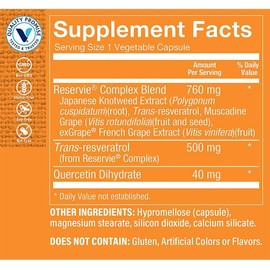 VitaBoost Reservie™ Trans Resveratrol – Antioxidant Supplement for Cellular Health, Cardiovascular Function & Healthy Aging – 60 Vegan Capsules, High Potency, Non-GMO (Pack of 1, 500MG)