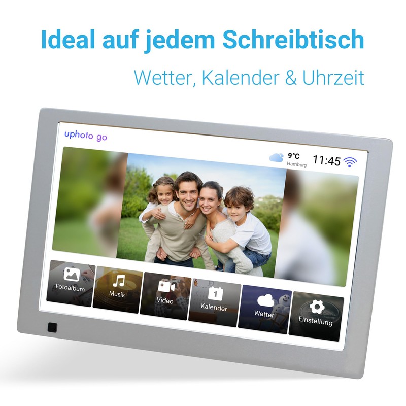 XORO CPF 10B1 10.1 Inch Digital Photo Frame with Touch