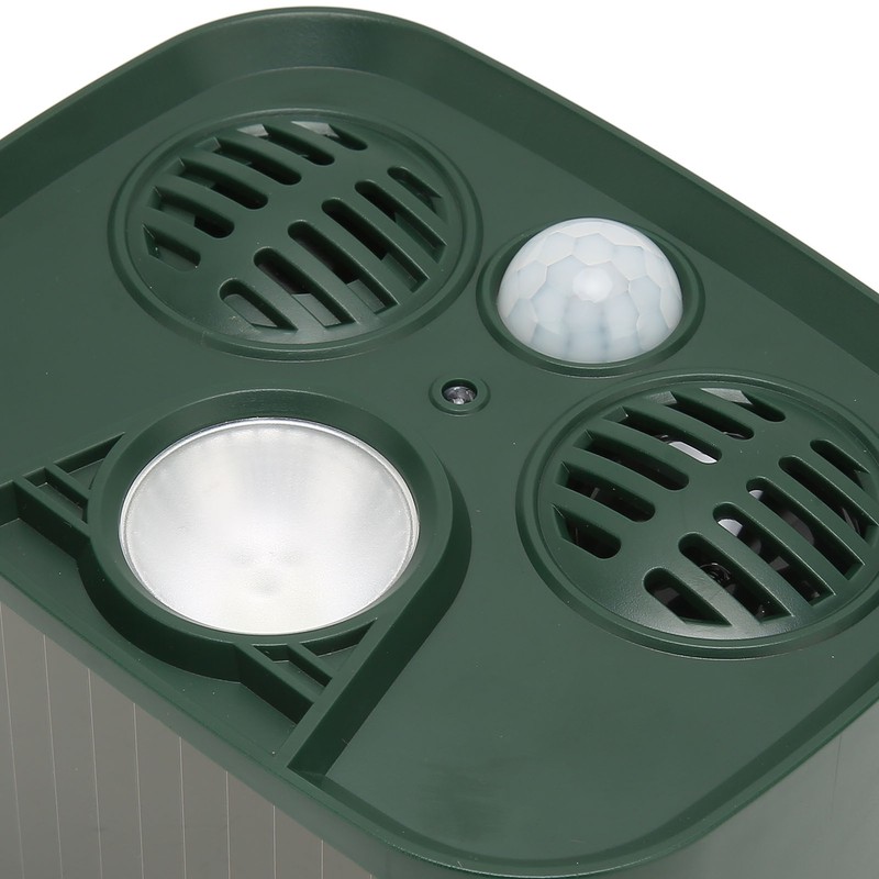 Ultrasonic Animal Repeller Solar Powered Motion Detection Animal Deterrent Device