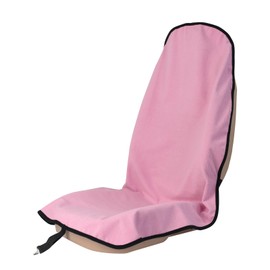 Zinytrae Sweat Towel Car Seat Cover Protector Front Seats for Gym Workout, Running, Swimming, Beach and Hiking, Waterproof Universal Seat Cover for Car, Truck, Van & SUV (Pink, 1pcs Front Seat)