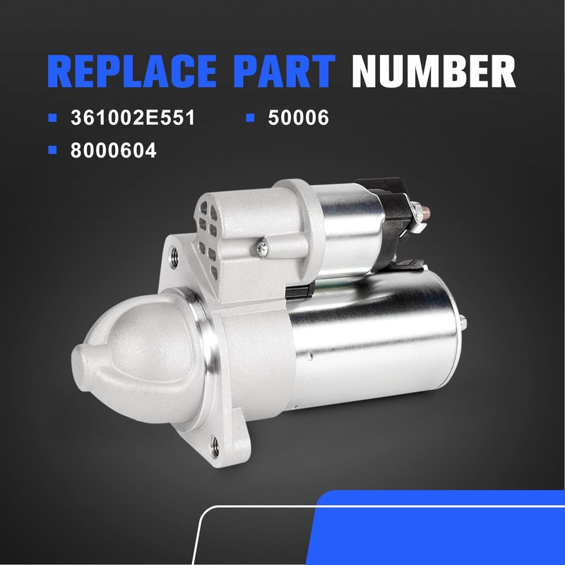loosoo New Starter Motor 12V 1.2KW CW 13T, 36100-2E551 Compatible