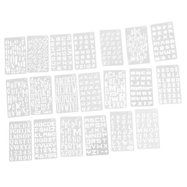COHEALI Sets Large Reusable Stencil Set Letter Patterns Painting Templates for Canvas Crafts Sheets