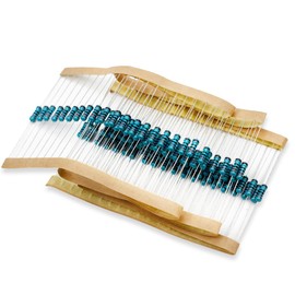 Innfeeltech 1/2 W 1% Tolerance 820 Ohm Metal Film Resistor for DIY Project and Experiments, 100 Pieces