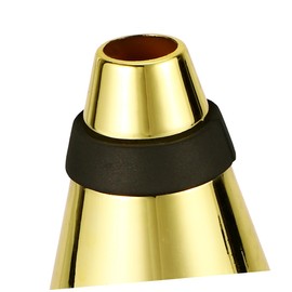 Milisten Golden Trumpet Mute Bugle Mute for Practice Wear- Resistant Mute Trumpet Mute Water Proof Speaker Wear-resistant Mute Trumpets Cornet Trumpet Straight Mute Valve Small