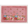 Kawasaki Bathroom Foot Towel Mat, Rose Pink, 19.7 x 31.5