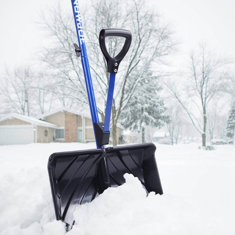 Snow Joe Snow Shovel with 18-Inch Blade and Assist Handle,