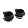 2Pcs Intake Manifold Boot Joint Carburetor Carb Flange Socket Fits