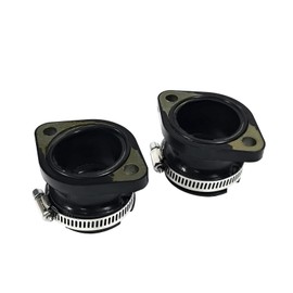 2Pcs Intake Manifold Boot Joint Carburetor Carb Flange Socket Fits for Polaris Indy 400 440 500 600 650 1985-2000, Replaces 3083171, 3084325