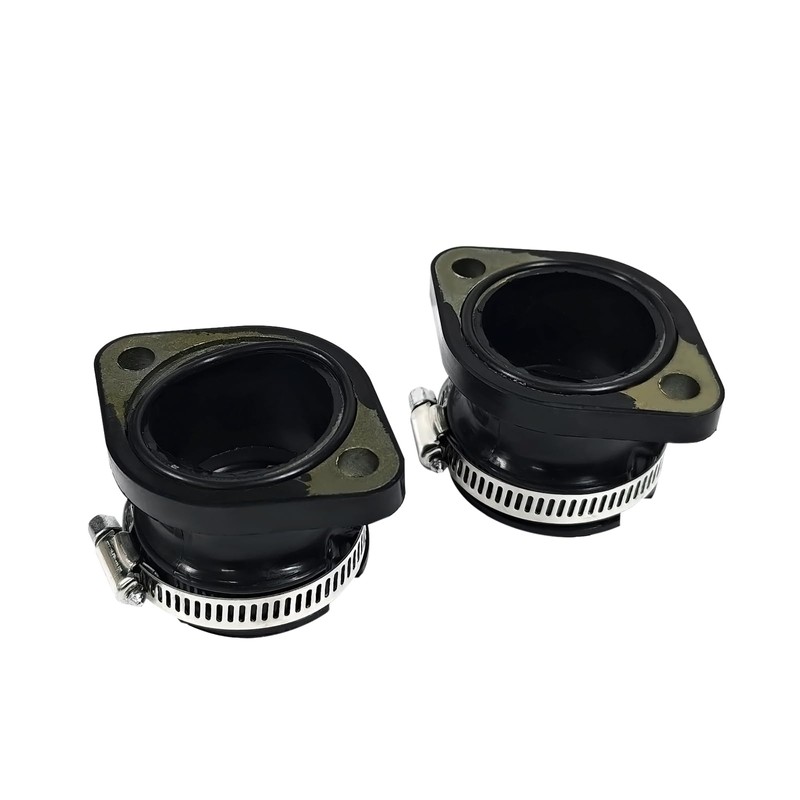 2Pcs Intake Manifold Boot Joint Carburetor Carb Flange Socket Fits