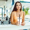 Yisituo 2 Pack 450ml Clear Plastic Iced Coffee Travel Cups,
