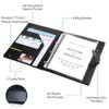 A4 Portfolio Folder with Ring Binder, Document Folder with 45
