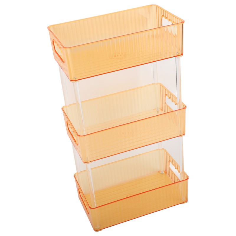 Acrylic Bathroom Storage Rack 3 Tiers Bathroom Counter Organizer Countertop
