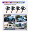 SCUARI 4PCS Car Cargo Net Hook,Storage Organizer Net Clips,Car Accessories,Cars