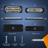 Nilight 8PCS Led Strobe Lights with Controller 12V 24V Sync