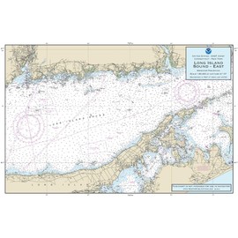 Nautical Placemats Long Island Sound East (NY)