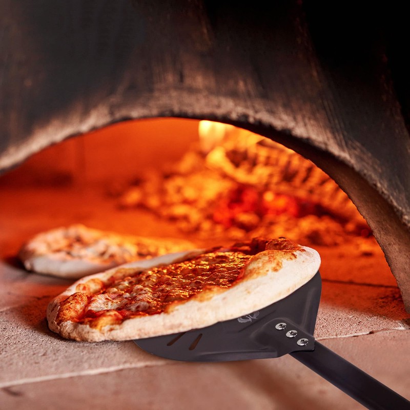 SHANGPEIXUAN Pizza Turning Peel 9 Inch Pizza Peel Aluminum Pizza