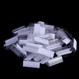 Boao 50 Pieces Table Skirting Clips EC Model Tablecloth Clips for Table 3/4 Inch - 1 Inch with Hook Loop for Indoor Outdoor Events
