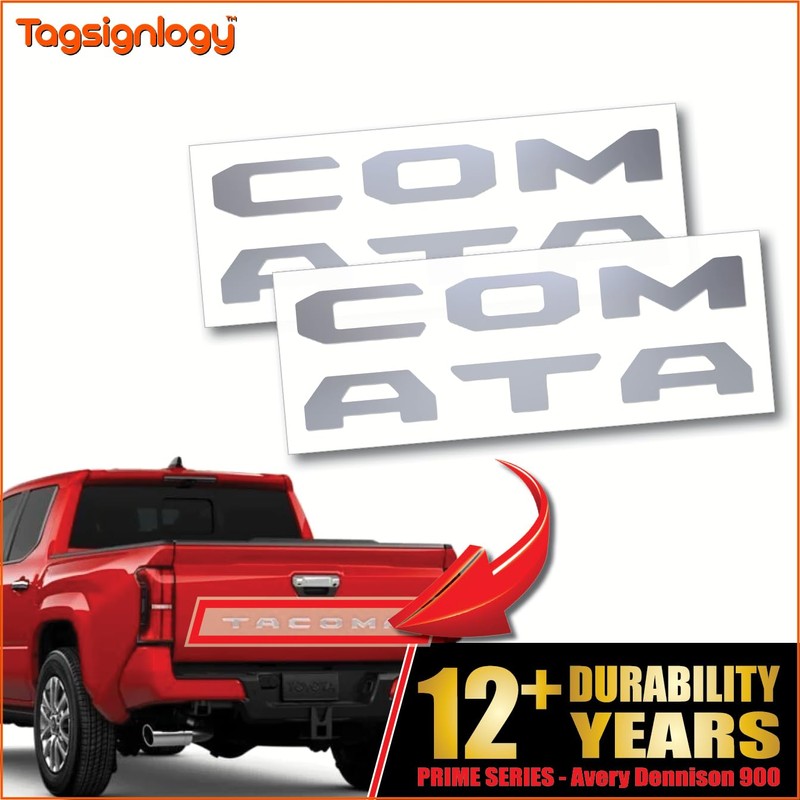 (2 Sets) Prime Series UV Weatherproof Vinyl Decals Precut Letter