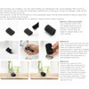 Polaris Pool Cleaner 12 Pack Replacement Sweep Hose Scrubbers