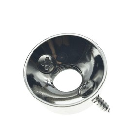 KAISH Nickel Brass Metric Electric Guitar Jackplate Electrosocket Jack Plate for FD Import Style Tele/Telecaster