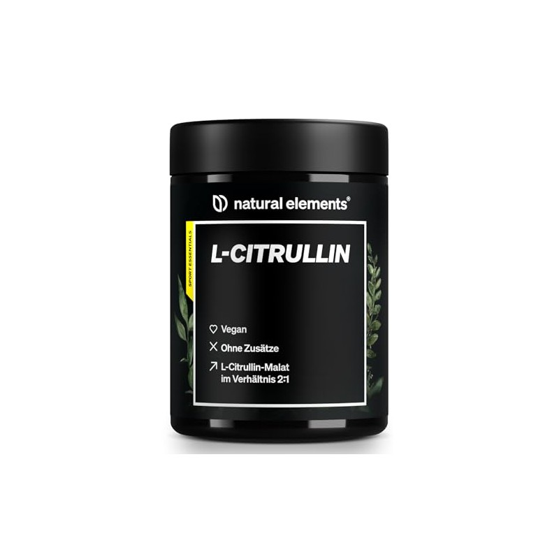 natural elements L-Citrulline Malate Powder 2:1 - 500 g Powder