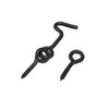 Wealrit 20 Set Hook and Eye Latch for Door Iron