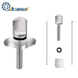 Sikawai Fin Screw 316 Stainless Steel No Tool Compatible with Long-Board and S-UP Surfing Accessories Pack of 3