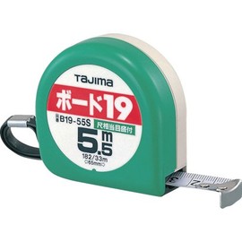 タジマ(Tajima) コンベックス 5.5m×19mm ボード19 尺相当目盛付 B19-55SBL