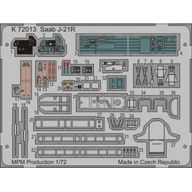 Special Hobby MPM Detail Set - 1:72 - SAAB J/A-21R