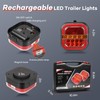 Wireless Trailer Lights for Towing, Rechargeable LED Tail Light Kit