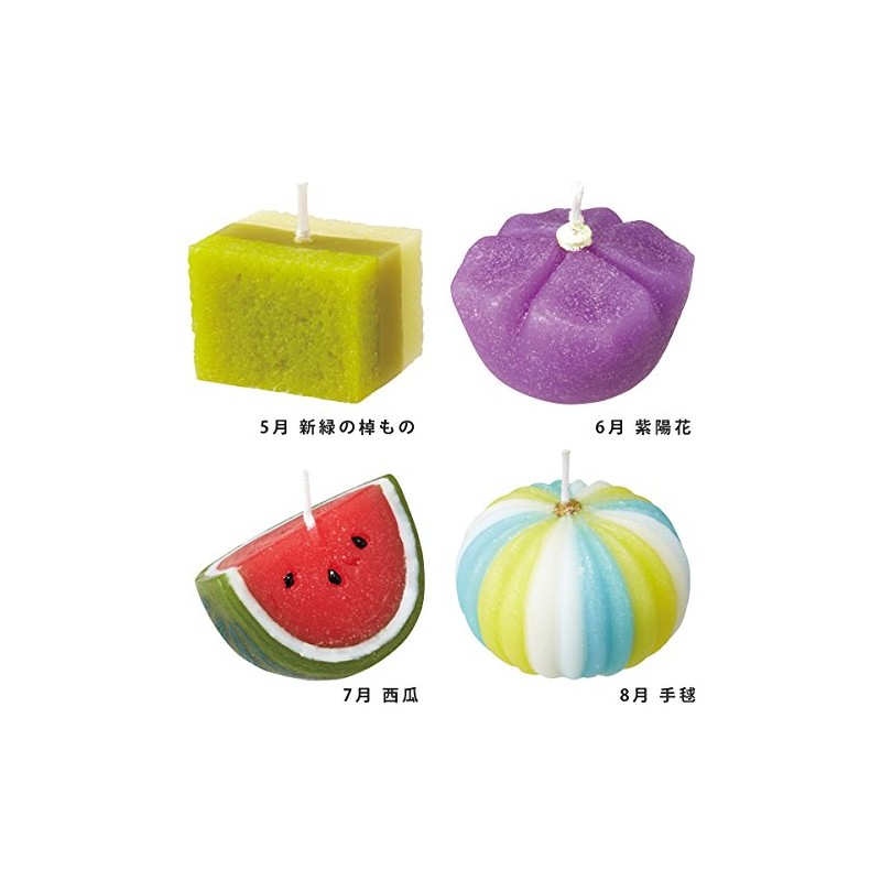 ろうそく 和菓子づくし ギフトセット