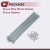 A ABSOPRO 36 Set 12G Bicycle Spokes 237mm Bike Wheel