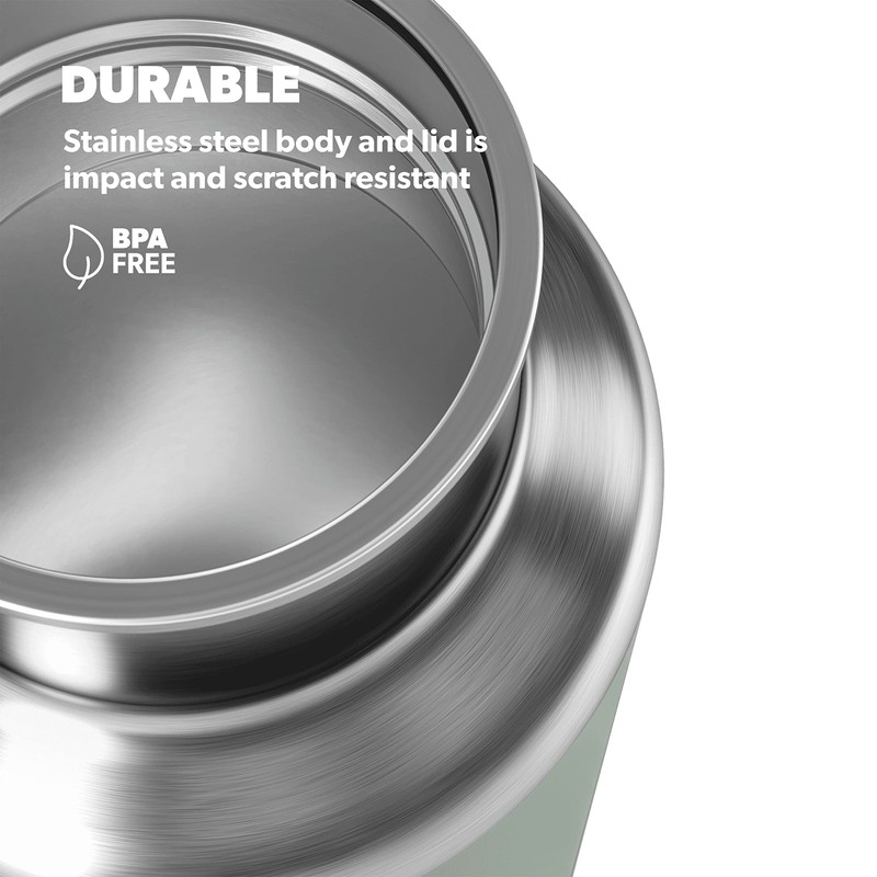 Dometic Stainless steel insulated bottle (16 oz, Moss)