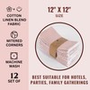 Fingercraft Dinner Napkin Cotton Premium Quality Mitered Corners Napkin Cloth