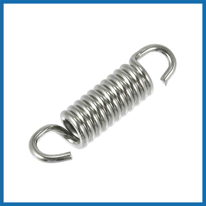 A ABSOPRO Motorcycles Universal Exhaust Pipe Spring 43mm 1.7" Stainless