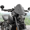 Lorababer Motorcycle Windshield Fairing Front Wind Deflector Windscreen Compatible with