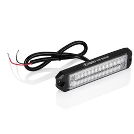 Raptors LED Technik Front Flasher XM6 | White I Approval ECE R65 | 10-30V DC | Intersection Flash | Front Flash | Rear Flash | LED Warning System for Emergency & Construction Vehicles