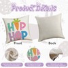 Easter Pillow Covers 18x18 Inch Set of 4pcs Easter Sofa