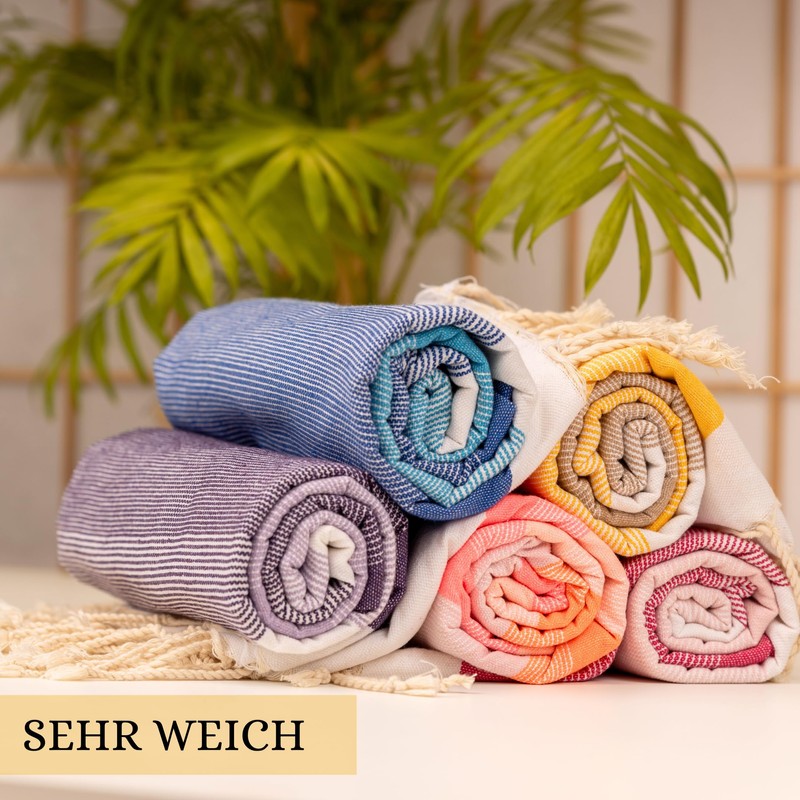 Sandrella | Hammam Towel | Recycled Cotton | Sauna, Beach,