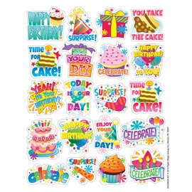 Eureka Birthday Stickers, Theme (655062)