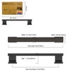 Amerdeco 10 Pack Oil Rubbed Bronze Cabinet Pulls 5 Inch(128mm)