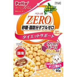 Petio Delicious Slim, Sugar & Fat Double Zero, Crispy Bolo with Delicious Potato, 2.8 oz (80 g)