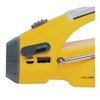 Yellow Military Solar LED Flashlight with Tactical Radio