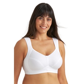 Miss Mary of Sweden Cotton Divide Non-Wired Bra – Skin-Relief Pocketed Design, Breathable Cotton, All-Day Comfort