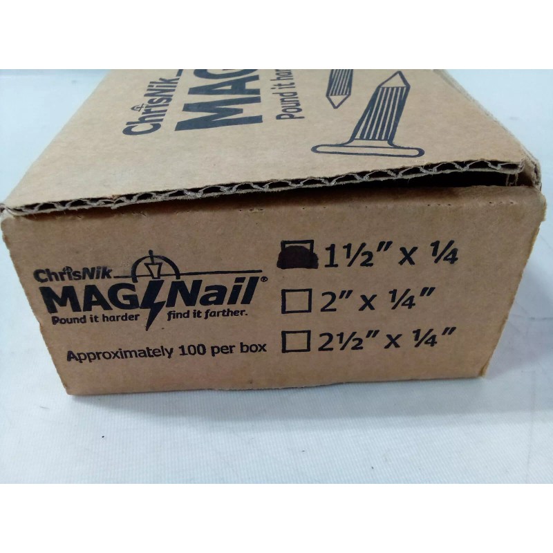 ChrisNik Mag Nail, 1-1/2" x 1/4, approx. 100/Box