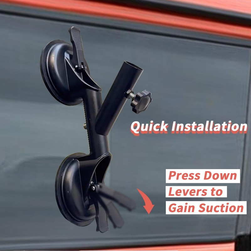 Suction Cup Flag Holder for RV,Car Flag Holder,Car Flag Mount